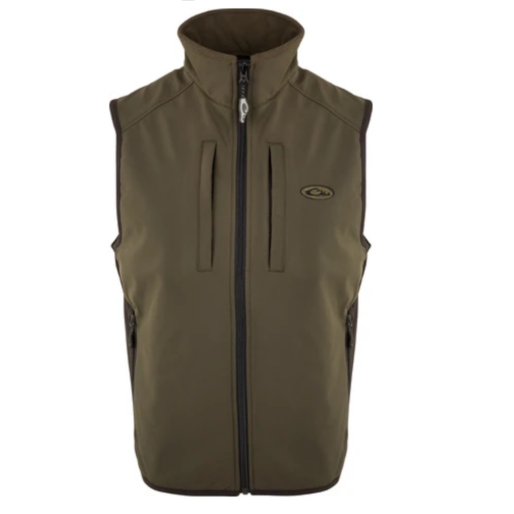 DRAKE EST Windproof Tech Vest - Olive Medium